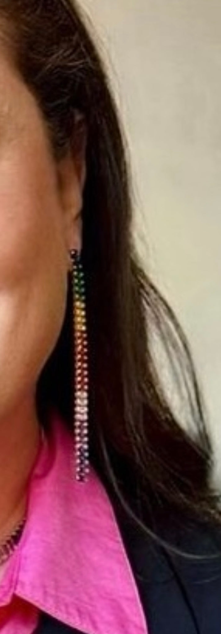 Long Rainbow Earrings