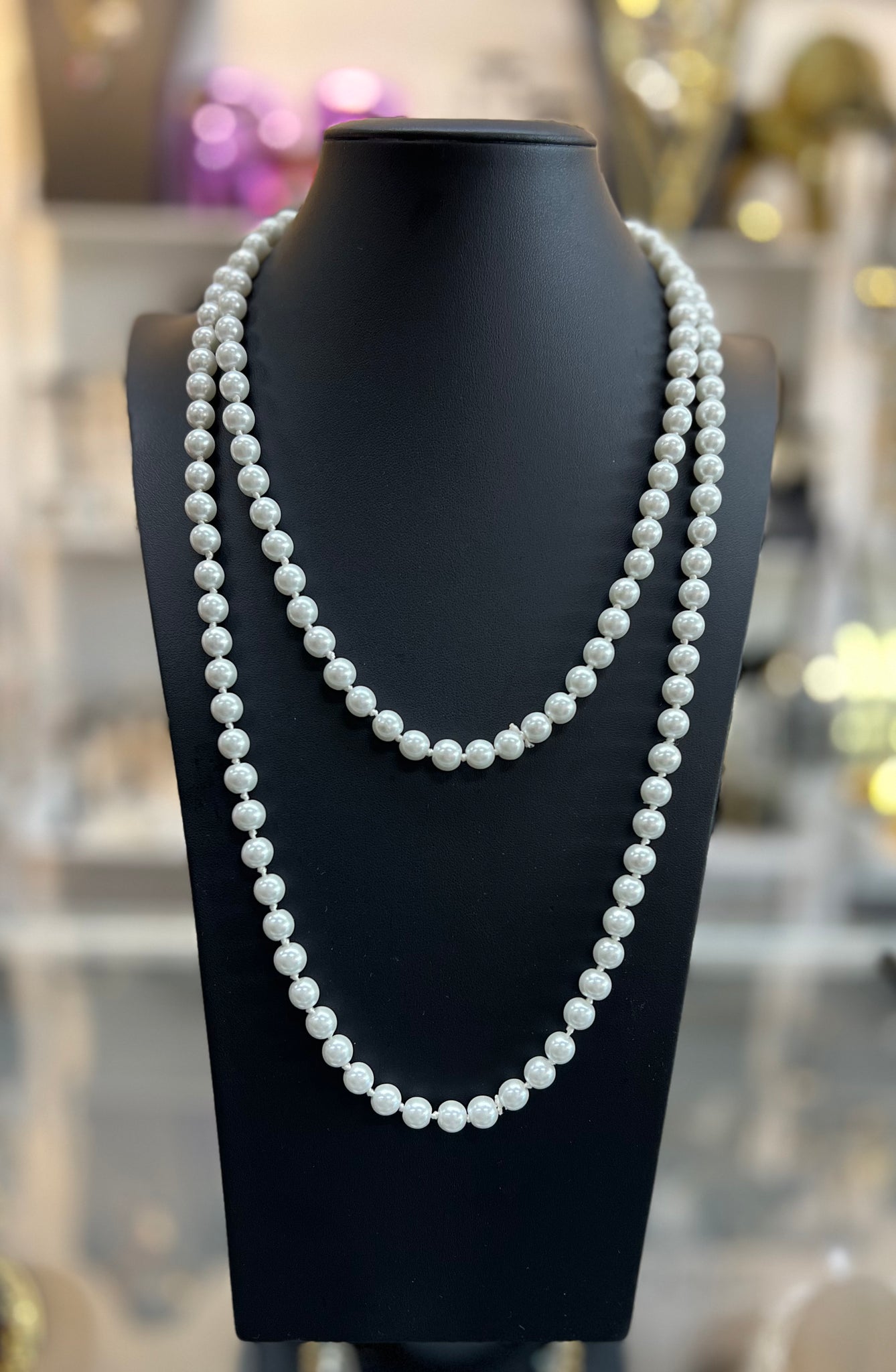 8MM Pearl Strand Necklace