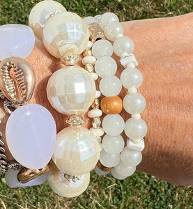 5 Piece Beaded Summer Stack