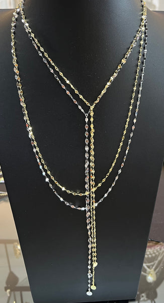 Sparkly Lariat Necklace