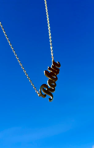 Bubble Name Necklace