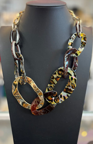 Animal Chain Link Necklace