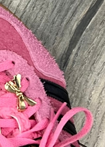 Gold Bow Sneaker Charm